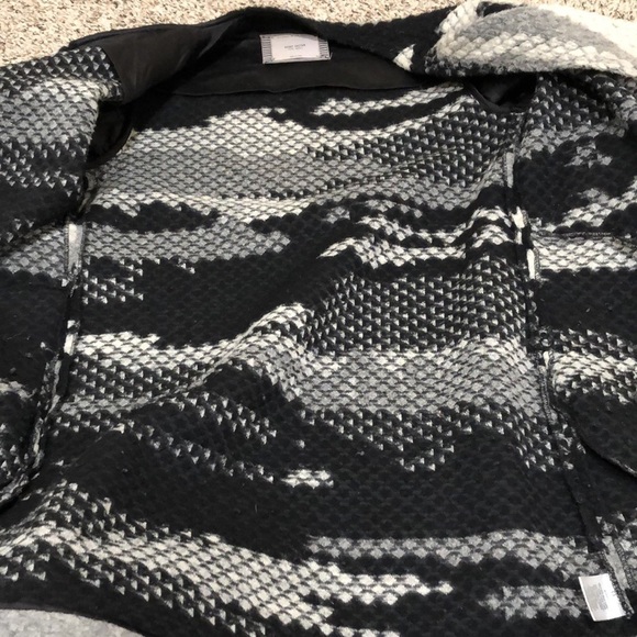 Anthropologie Guest Editor Jacket Size Small Black Abstract Pattern - Picture 8 of 12